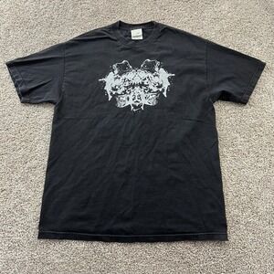 Vintage 2000s Y2K Nike‎ Air Basketball T Shirt Mens XL Rorschach Jordan Sneaker